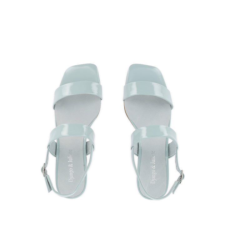 SHANEY - PALE BLUE PATENT LEATHER
