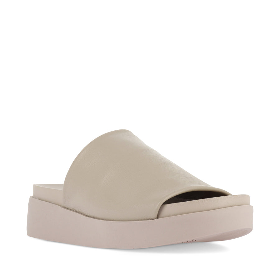 SOFFIA - LATTE LEATHER/LATTE SOLE
