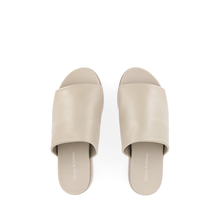 SOFFIA - LATTE LEATHER/LATTE SOLE