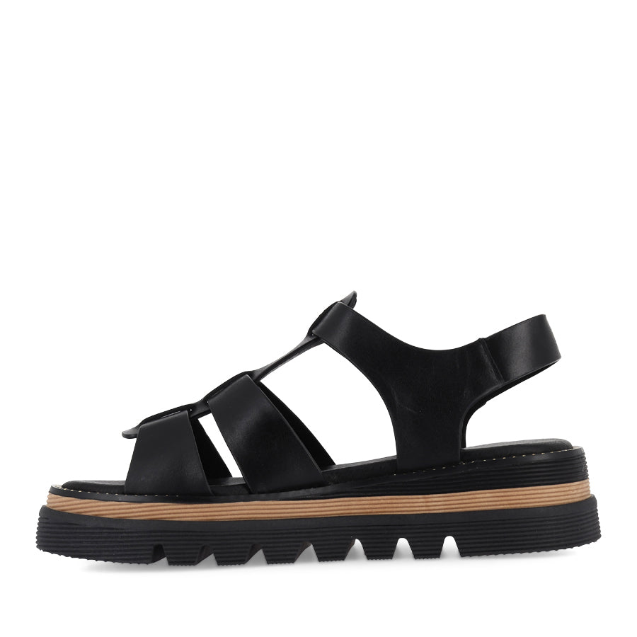 SYLVERA - BLACK LEATHER