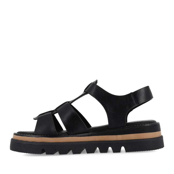 SYLVERA - BLACK LEATHER