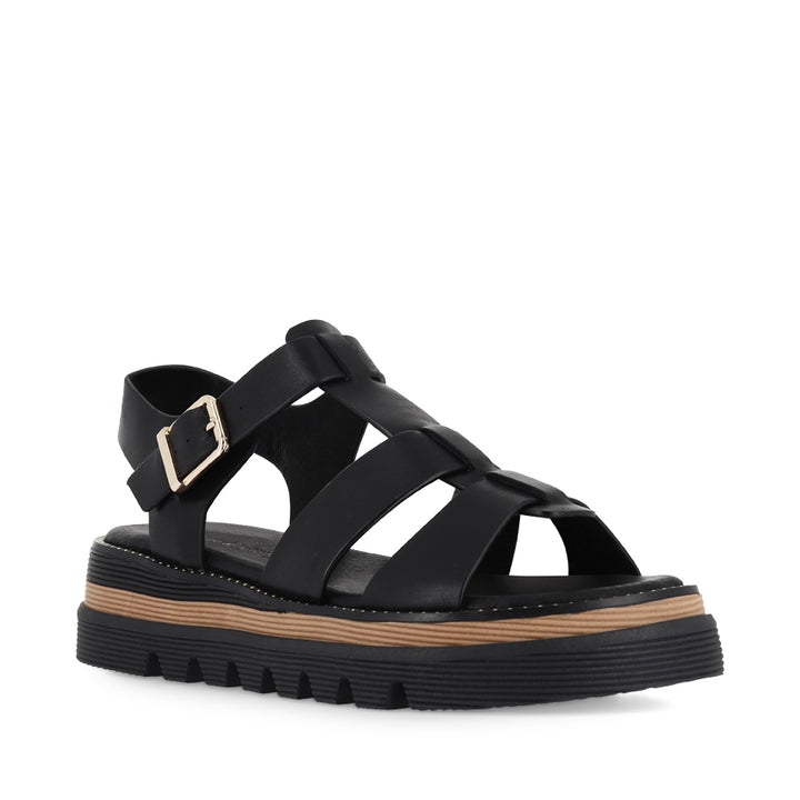 SYLVERA - BLACK LEATHER