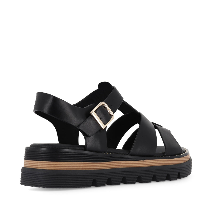 SYLVERA - BLACK LEATHER