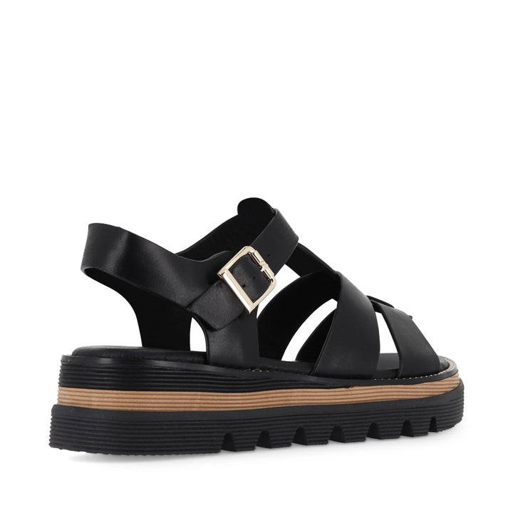 SYLVERA - BLACK LEATHER
