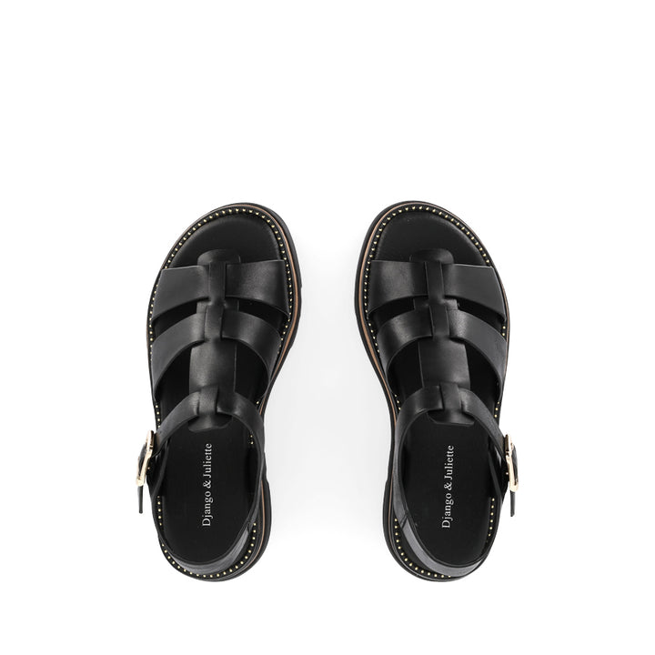 SYLVERA - BLACK LEATHER