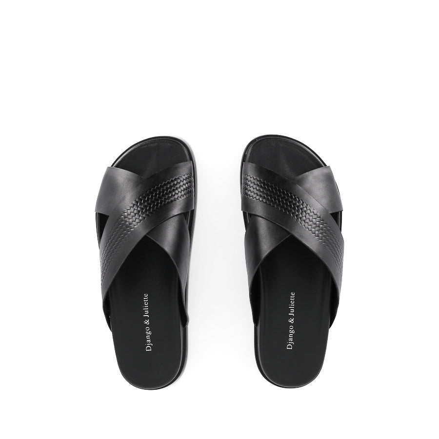 TAMY - BLACK LEATHER