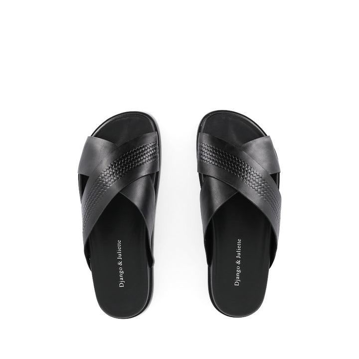 TAMY - BLACK LEATHER