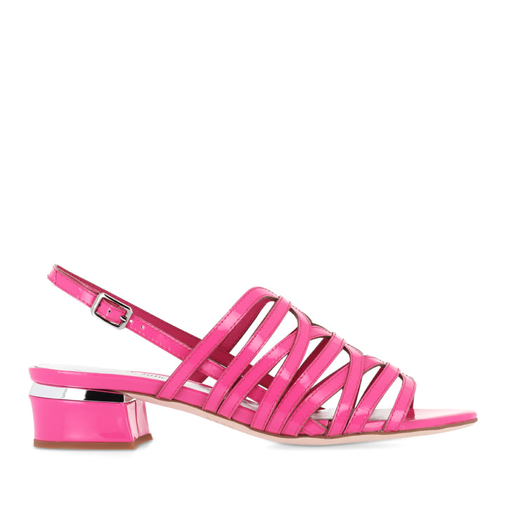 TANNAZ - HOT PINK PATENT MULTI