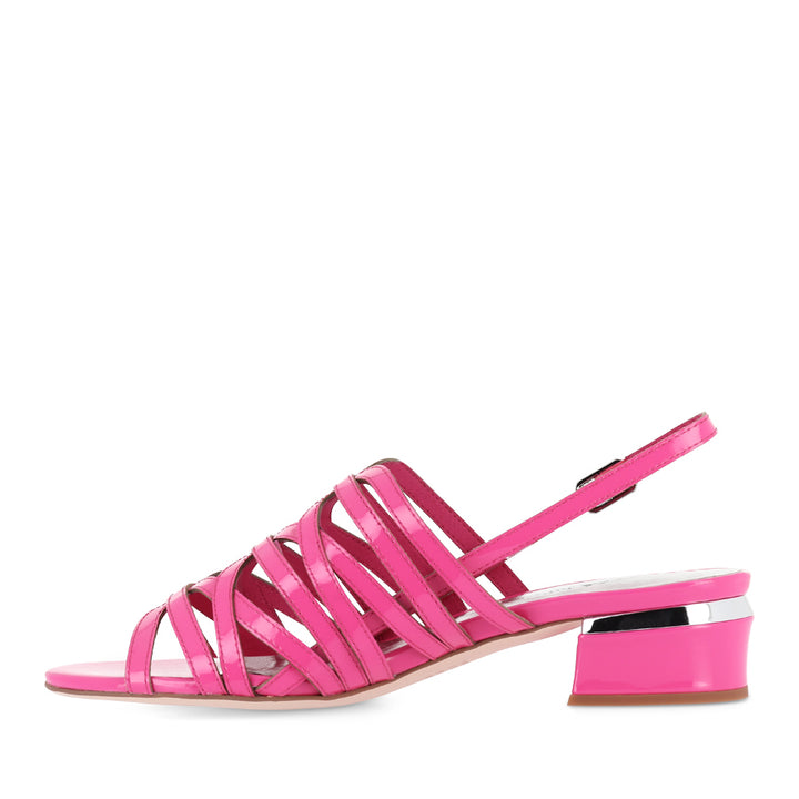 TANNAZ - HOT PINK PATENT MULTI