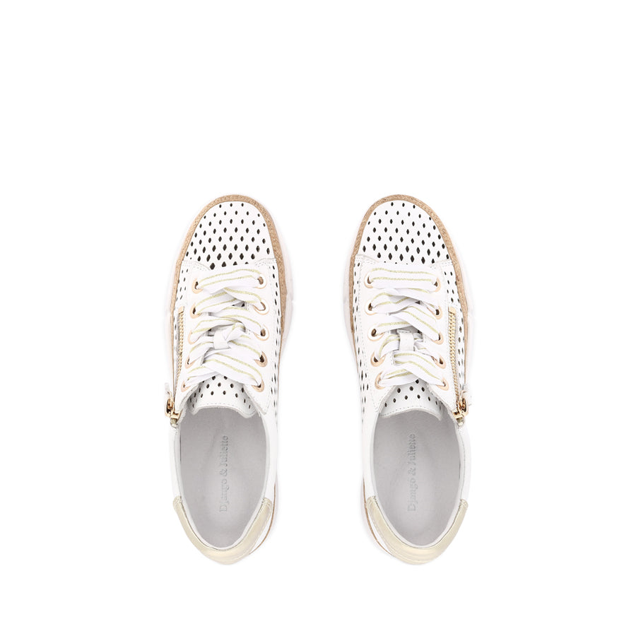 TORQUE - WHITE PUNCHED PALE GOLD