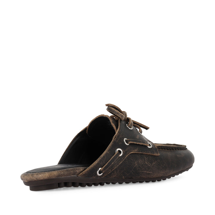 VALVOSO - BLACK-COGNAC RUB LEATHER