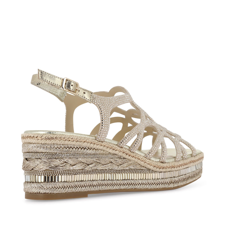 VANAC - PALE GOLD LEATHER JEWELS