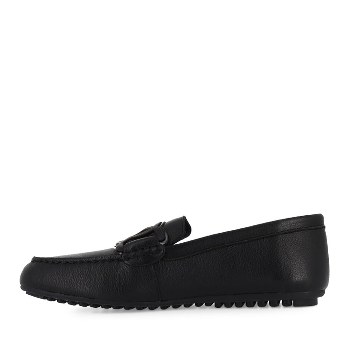 VELBERT - BLACK TUMBLE LEATHER