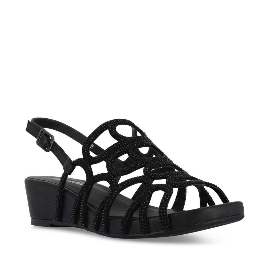 WILDA - BLACK LEATHER JEWELS