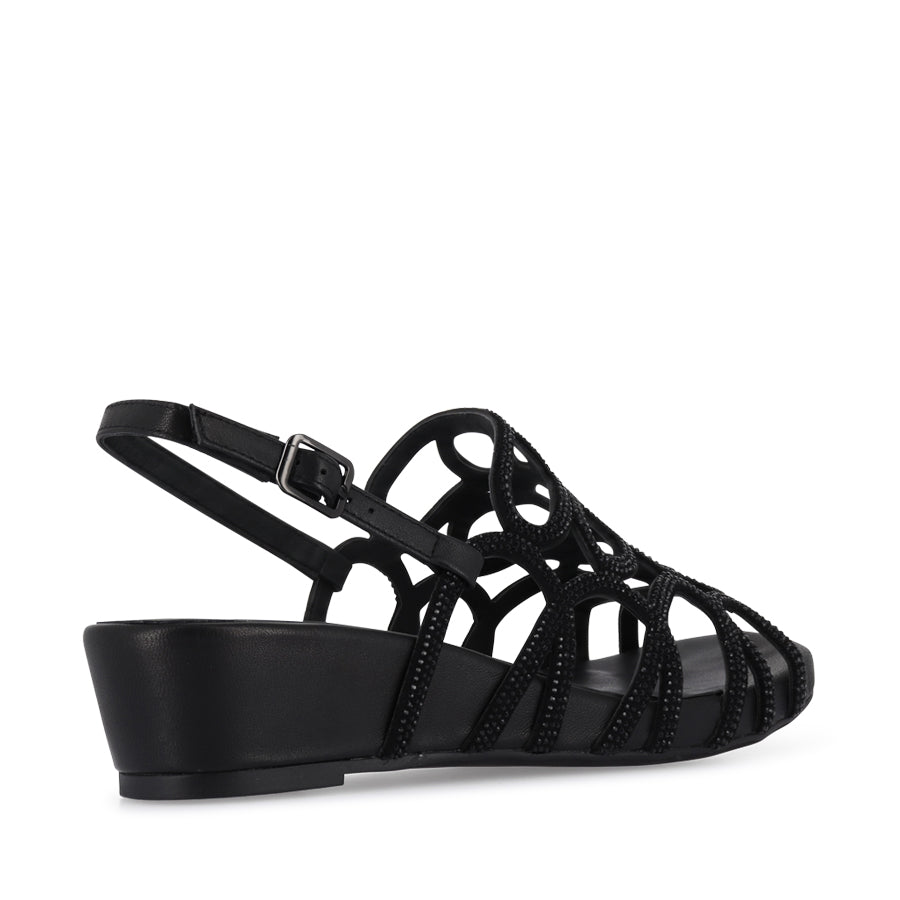 WILDA - BLACK LEATHER JEWELS