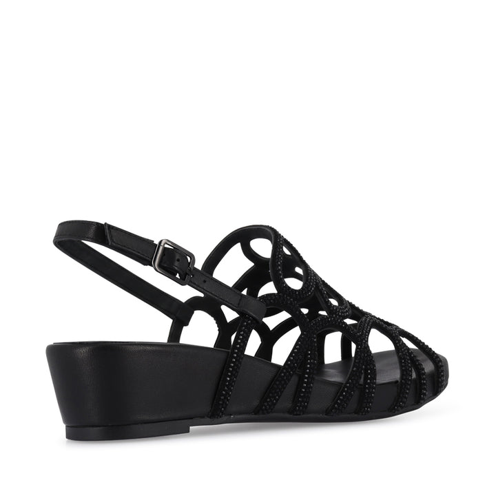 WILDA - BLACK LEATHER JEWELS
