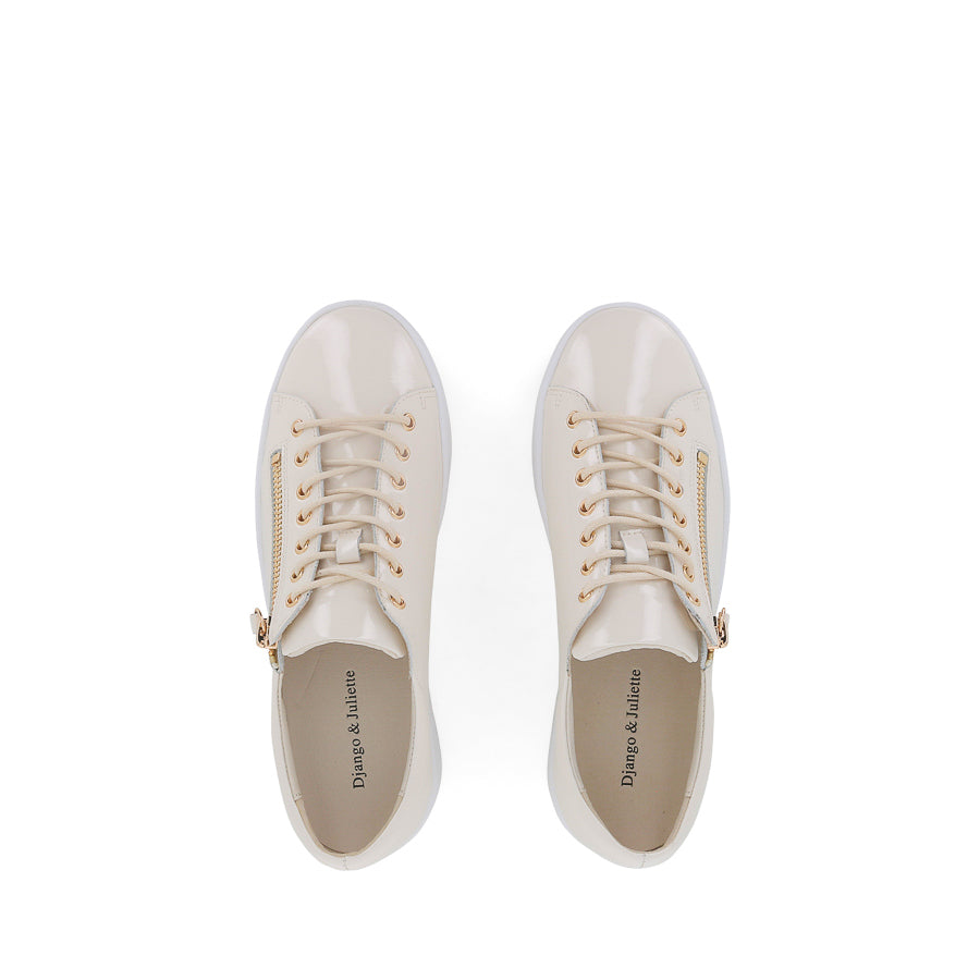 WOLFIE - IVORY PATENT LEATHER