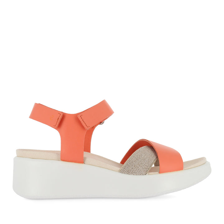 FLOWT WEDGE LX 273323 - CORAL LEATHER