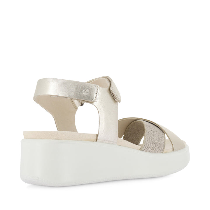 FLOWT WEDGE LX 273323 - PURE WHITE GOLD LEATHER