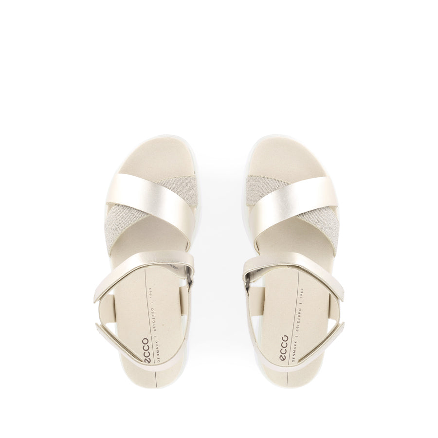 FLOWT WEDGE LX 273323 - PURE WHITE GOLD LEATHER