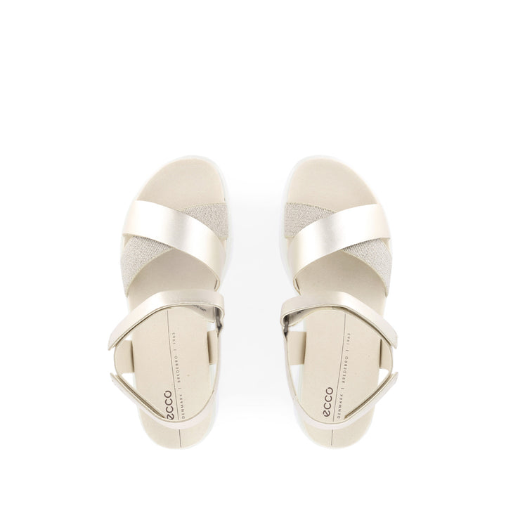 FLOWT WEDGE LX 273323 - PURE WHITE GOLD LEATHER