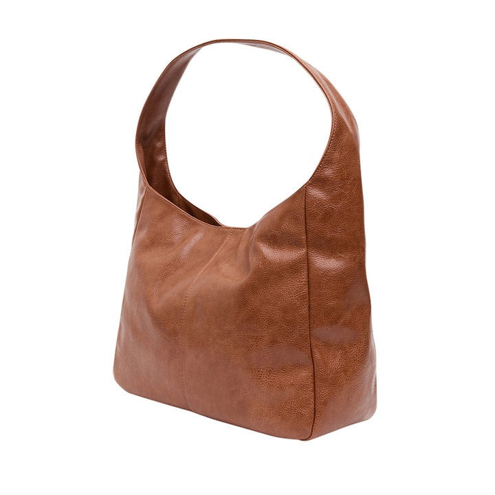 ARCADIA TOTE - TAN PEBBLE