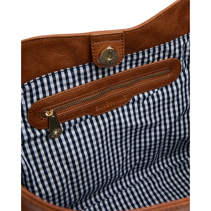 ARCADIA TOTE - TAN PEBBLE