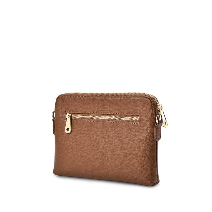 WALLET BOWERY - TAN SAFFIANO