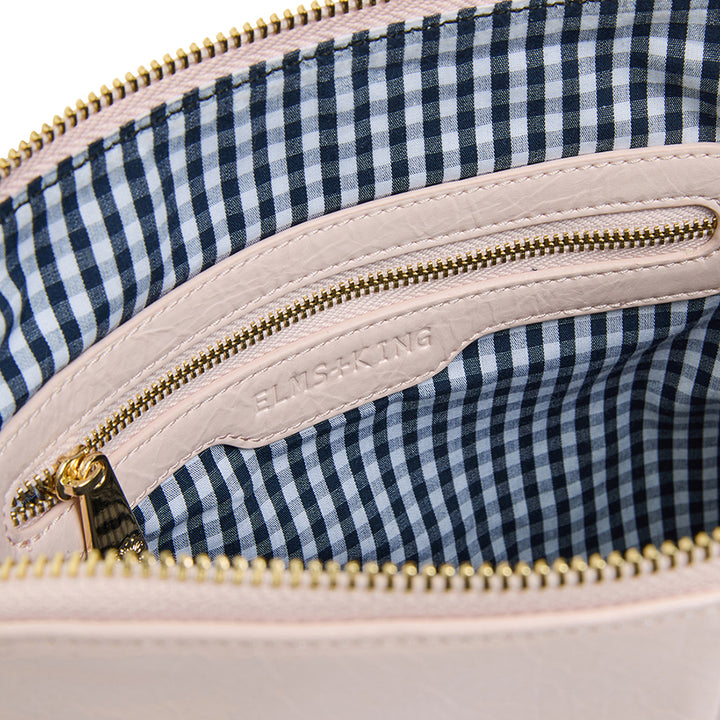 BURBANK CROSSBODY LARGE - BLUSH CRINKLE