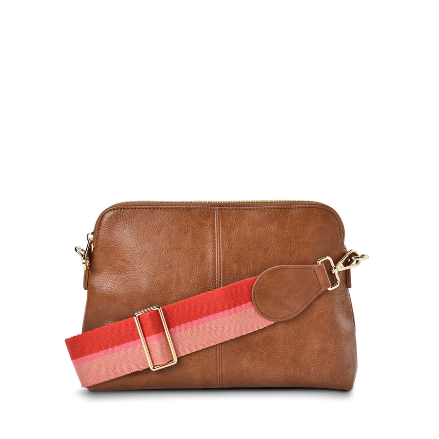 BURBANK CROSSBODY LARGE - TAN PEBBLE