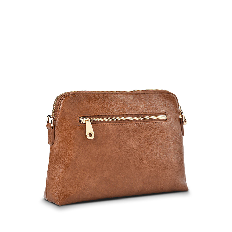 BURBANK CROSSBODY LARGE - TAN PEBBLE