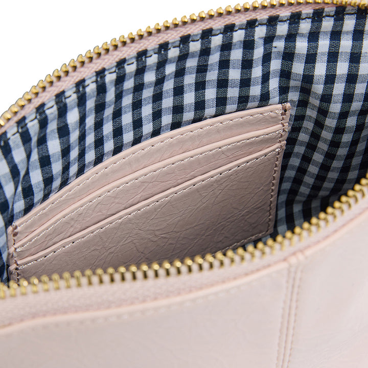 BURBANK CROSSBODY - BLUSH CRINKLE