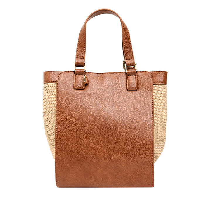 CARNEGIE TOTE - TAN WEAVE