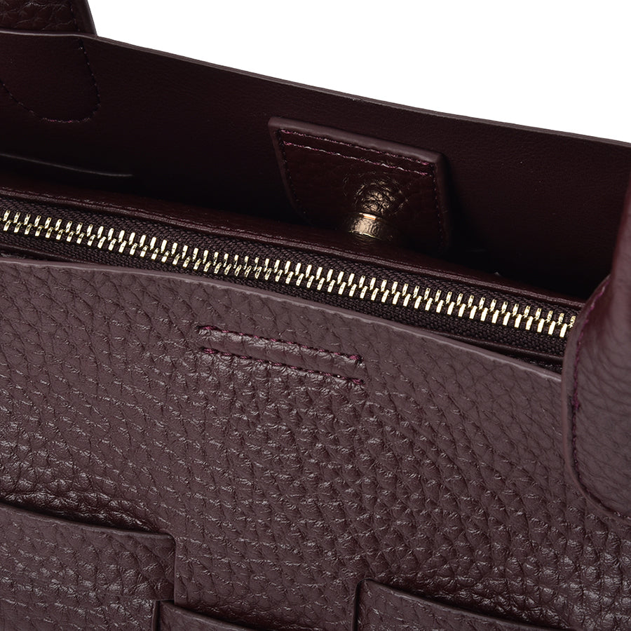 KENLEY EAST-WEST BAG - WINE