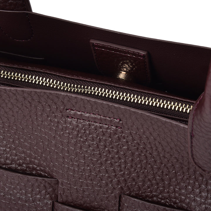 KENLEY EAST-WEST BAG - WINE