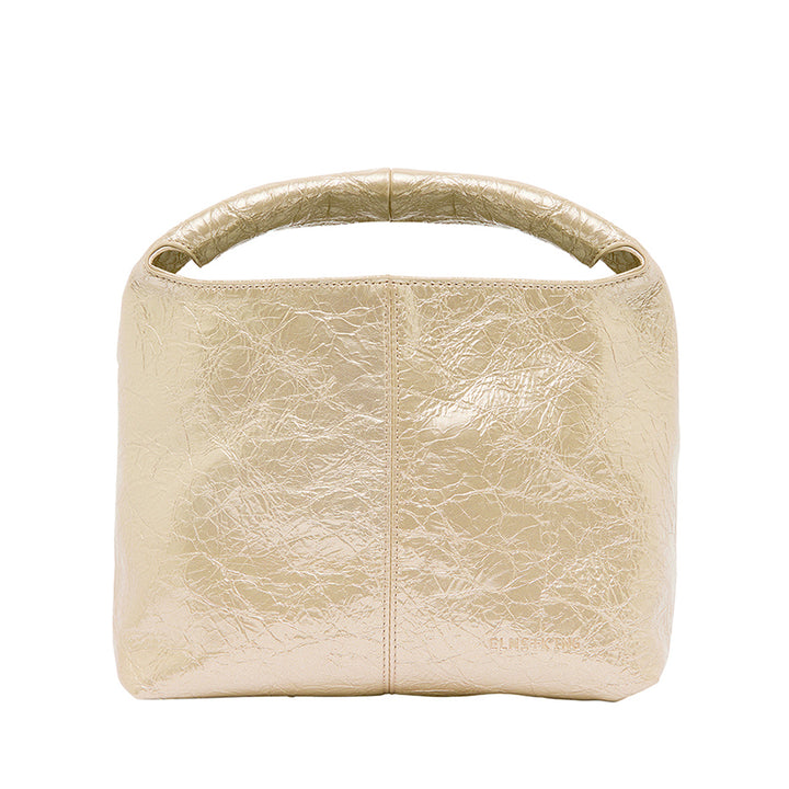 LINTON CROSSBODY LARGE - LIGHT GOLD CRINKLE