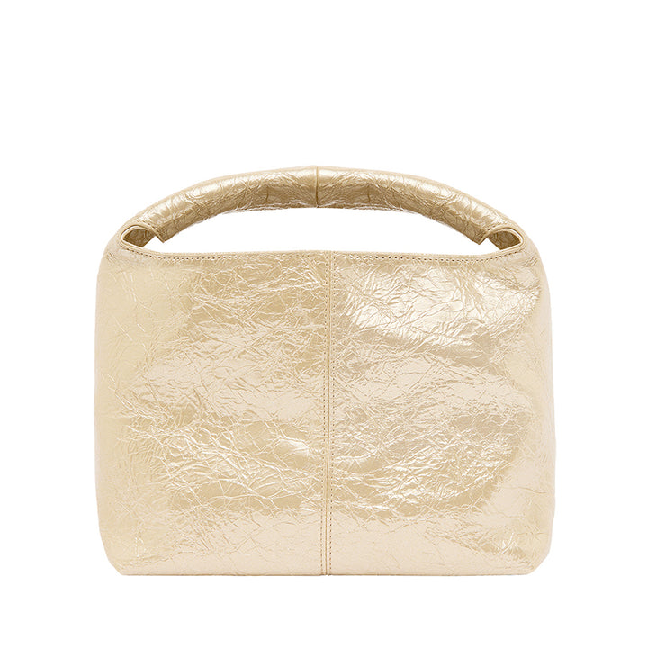 LINTON CROSSBODY LARGE - LIGHT GOLD CRINKLE