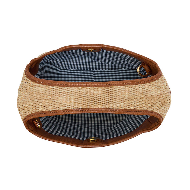 LGE LINTON CROSSBODY - TANP/NATURAL WEAVE