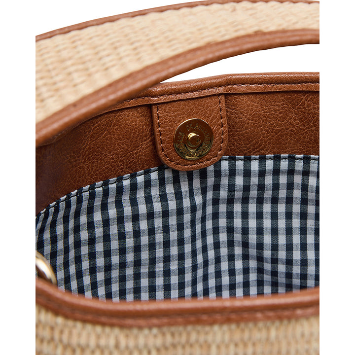 LGE LINTON CROSSBODY - TANP/NATURAL WEAVE