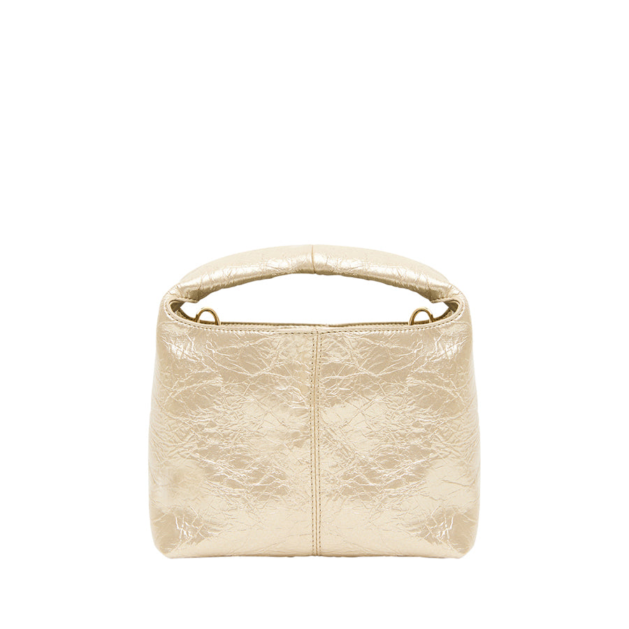 LINTON CROSSBODY - LIGHT GOLD CRINKLE