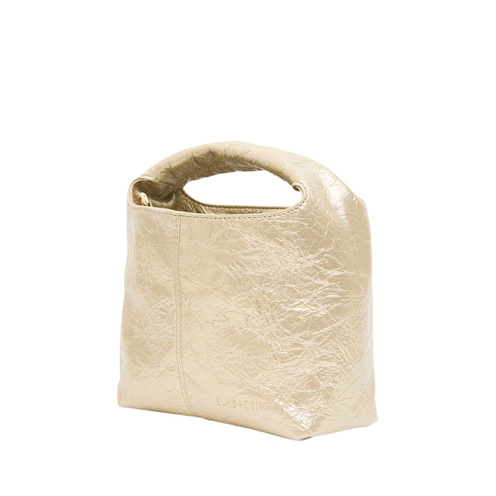 LINTON CROSSBODY - LIGHT GOLD CRINKLE