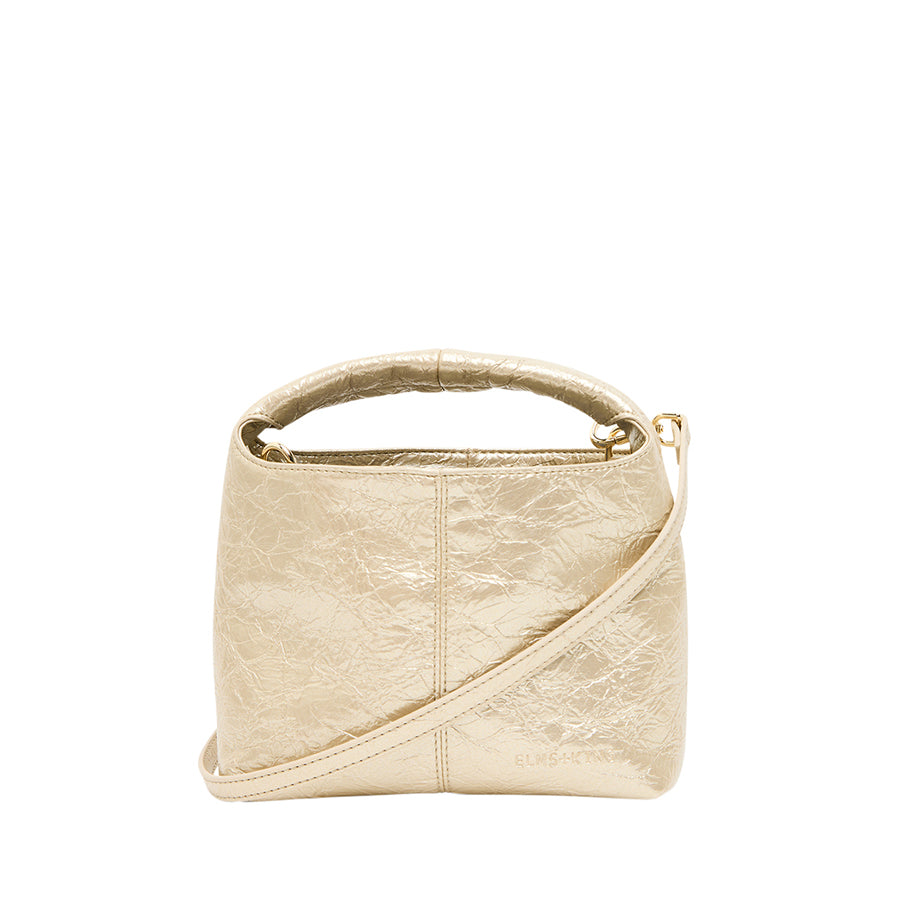LINTON CROSSBODY - LIGHT GOLD CRINKLE