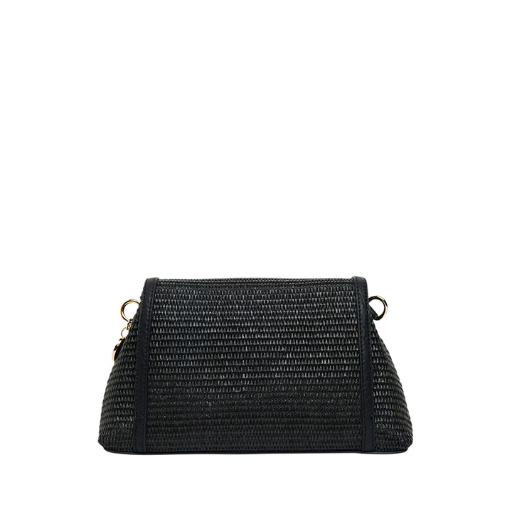 LUGANO CROSSBODY - BLACK WEAVE