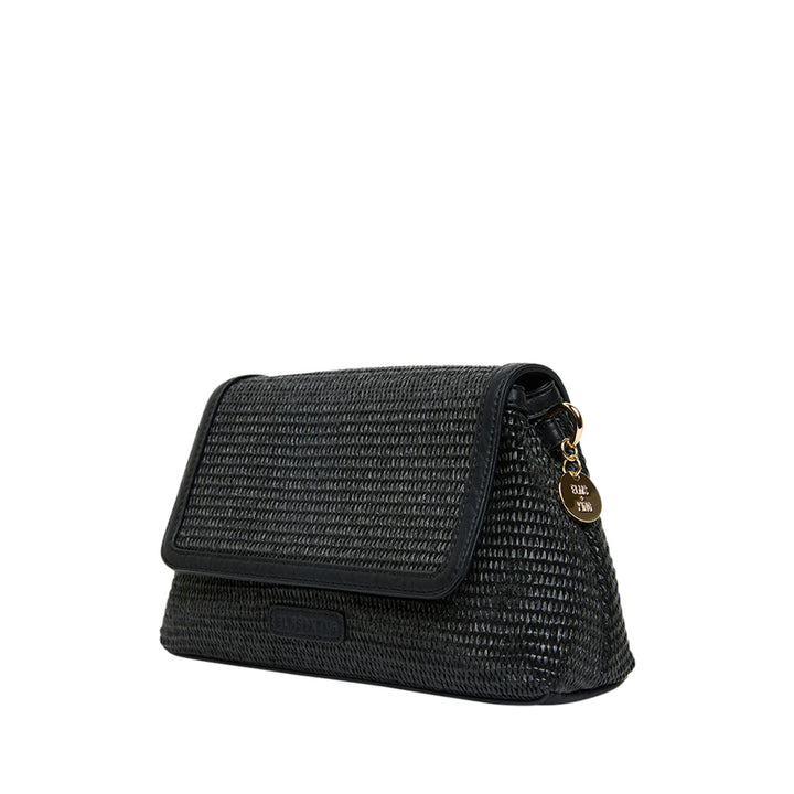 LUGANO CROSSBODY - BLACK WEAVE