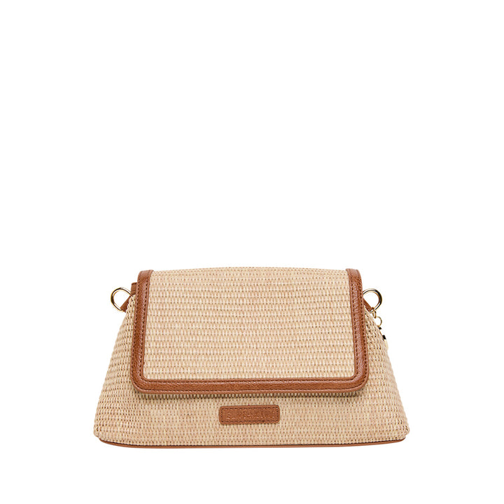 LUGANO CROSSBODY - TAN P / NATURAL WEAVE