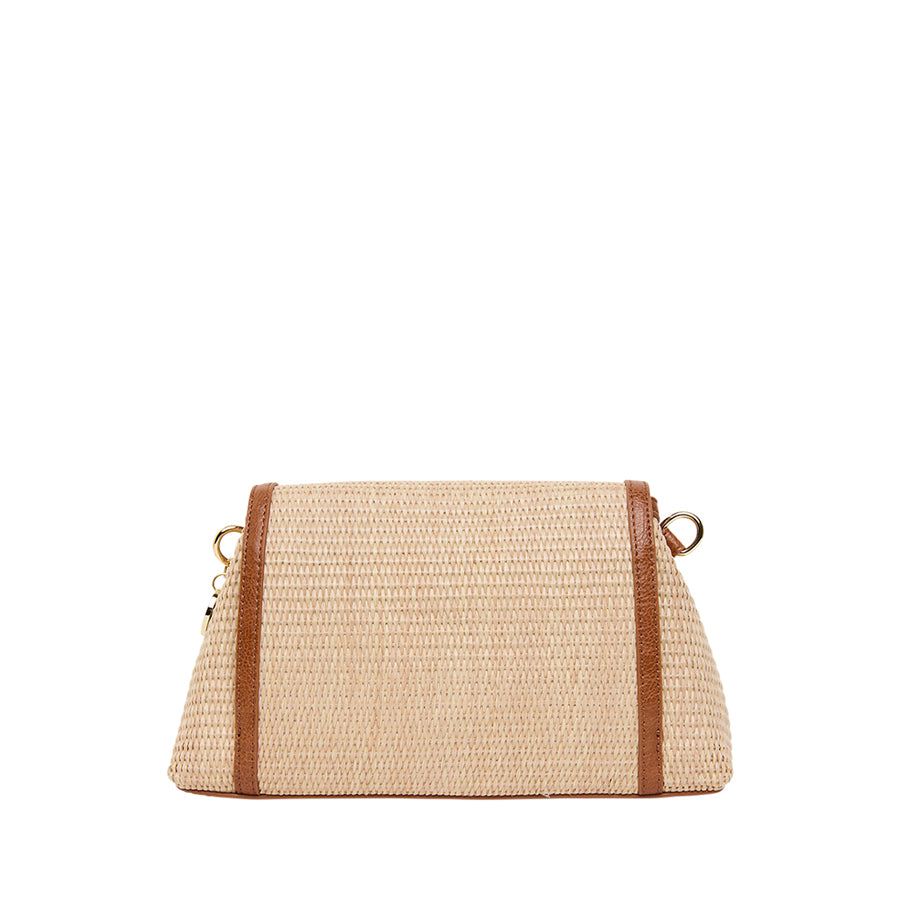 LUGANO CROSSBODY - TAN P / NATURAL WEAVE