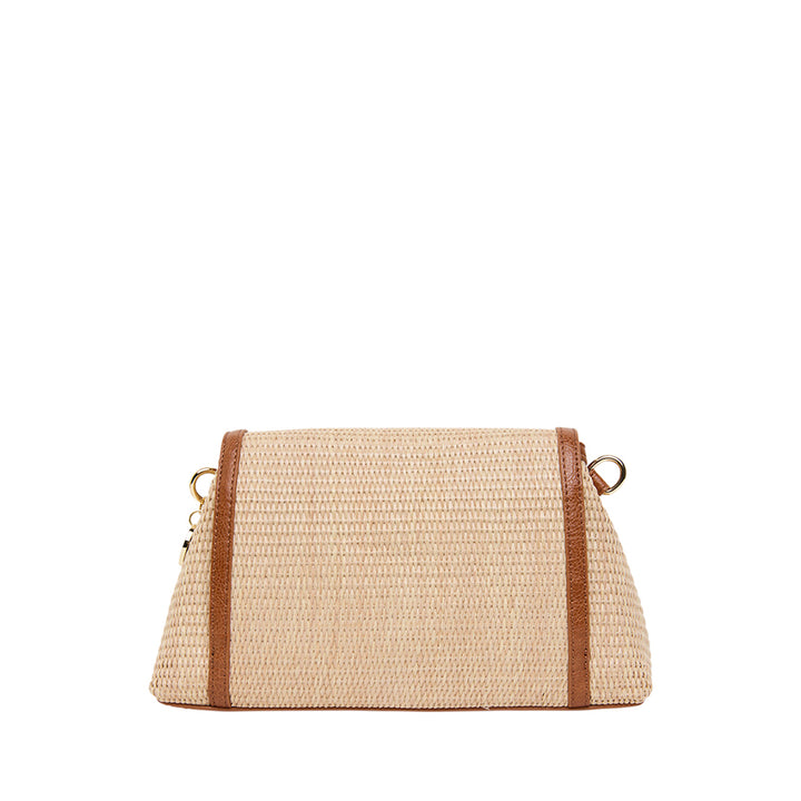 LUGANO CROSSBODY - TAN P / NATURAL WEAVE