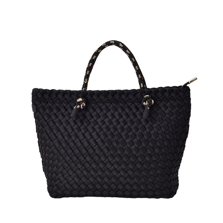 MICHIGAN TOTE - BLACK NEO PLAIT