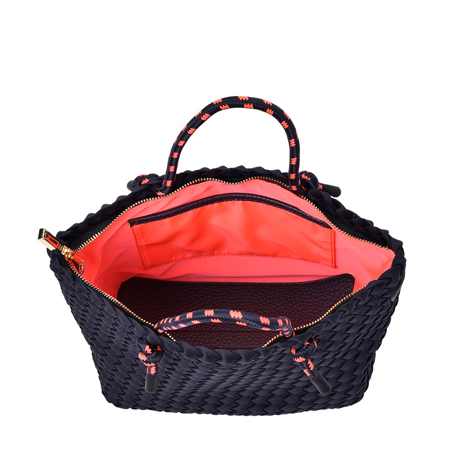 MICHIGAN TOTE - NAVY NEO PLAIT
