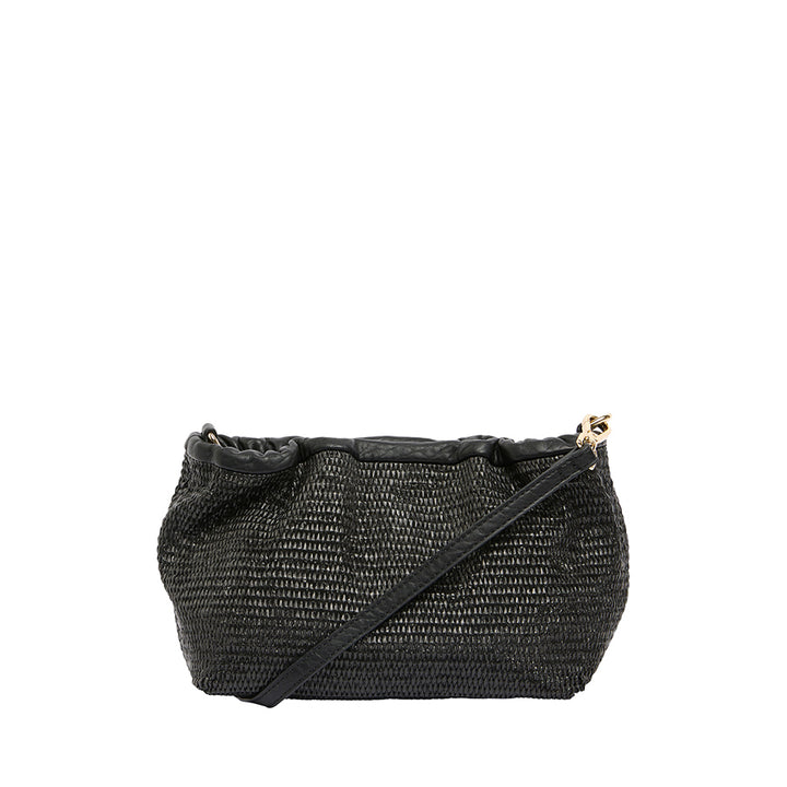 MONTY CROSSBODY - BLACK WEAVE